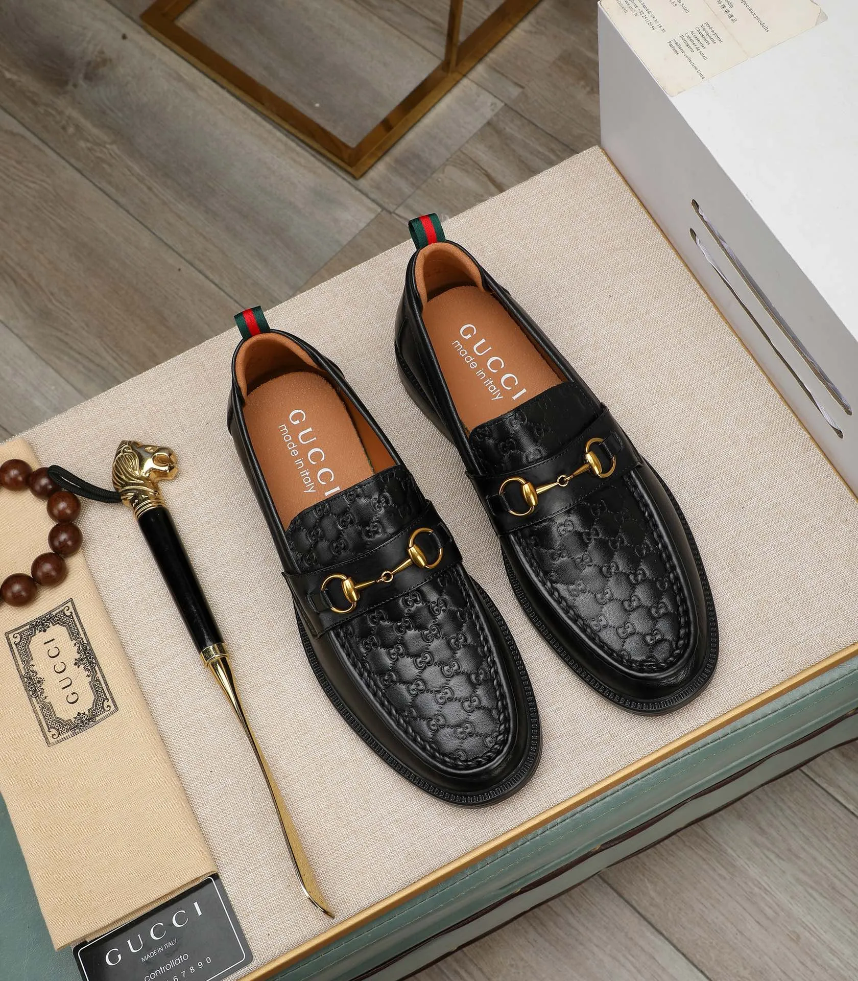 Men's men's shoes💰500📛📛Original (water-dyed cow lining) Gucci GUCCI official website formal shoes🌀 Italian🇮🇹imported cowhide➕top imported water-dyed cowhide lining💋Finely handmade original bottom, the real thing looks better when photographed in person Standard size 38-44